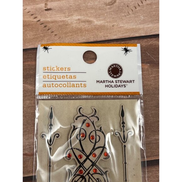 EKSUCCESS 41-00066 Beware Phrase 5 Stickers Halloween Embellishments GEMSTONE - Picture 4 of 5